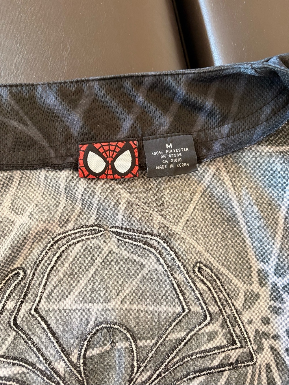 Spider-Man Graphic Baseball Jersey - Black & Red - Picture 5 of 5